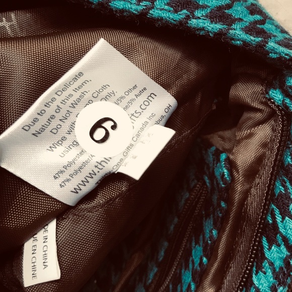 Thirty-One “Houndstooth” Print Crossbody Purse - Picture 9 of 10